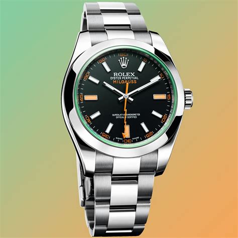 rolex oyster perpetual milgauss nero|rolex milgauss gv price.